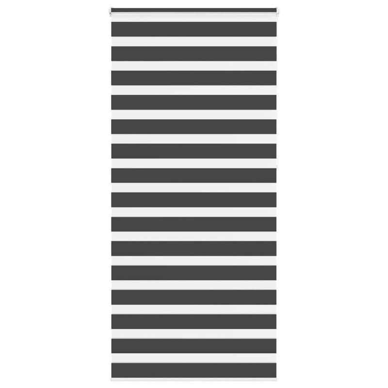 vidaXL Zebrarollo Schwarz 115x230 cm Stoffbreite 110,9 cm Polyester vidaXL Zebrarollo Schwarz 115x230 cm Stoffbreite 110,9 cm Polyester