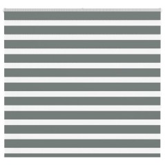 vidaXL Zebrarollo Dunkelgrau 155x150 cm Stoffbreite 150,9 cm Polyester