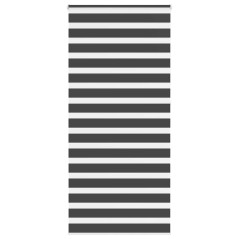 vidaXL Zebrarollo Schwarz 95x230 cm Stoffbreite 90,9 cm Polyester