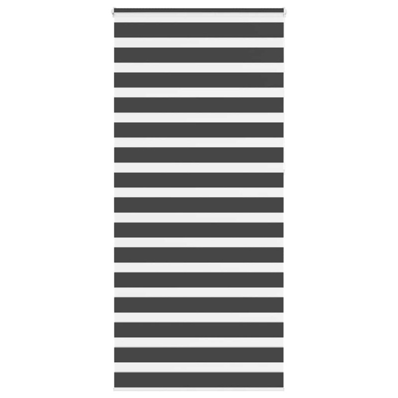 vidaXL Zebrarollo Schwarz 95x230 cm Stoffbreite 90,9 cm Polyester vidaXL Zebrarollo Schwarz 95x230 cm Stoffbreite 90,9 cm Polyester