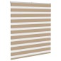 vidaXL Zebrarollo Sandbraun 135x150 cm Stoffbreite 130,9 cm Polyester vidaXL Zebrarollo Sandbraun 135x150 cm Stoffbreite 130,9 cm Polyester