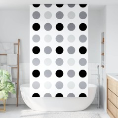 vidaXL Duschrollo 130x240 cm Stoffbreite 126 cm