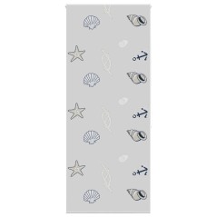 vidaXL Duschrollo 100x240 cm Stoffbreite 96 cm