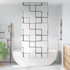 vidaXL Duschrollo 90x240 cm Stoffbreite 86 cm