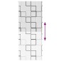 vidaXL Duschrollo 90x240 cm Stoffbreite 86 cm vidaXL Duschrollo 90x240 cm Stoffbreite 86 cm