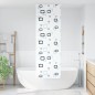 vidaXL Duschrollo mit Kassette 60x240 cm Stoffbreite 56 cm vidaXL Duschrollo mit Kassette 60x240 cm Stoffbreite 56 cm