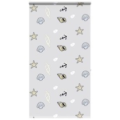 vidaXL Duschrollo mit Kassette 130x240 cm Stoffbreite 126 cm
