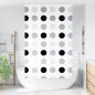 vidaXL Duschrollo mit Kassette 140x240 cm Stoffbreite 136 cm