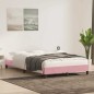 vidaXL Bettgestell ohne Matratze Rosa 120x220 cm Samt
