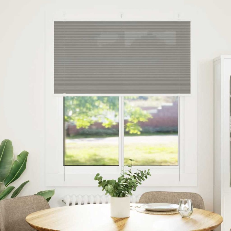vidaXL Plissee Anthrazit 105x100 cm Stoffbreite 104,4 cm Polyester vidaXL Plissee Anthrazit 105x100 cm Stoffbreite 104,4 cm Polyester
