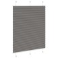 vidaXL Plissee Anthrazit 105x100 cm Stoffbreite 104,4 cm Polyester vidaXL Plissee Anthrazit 105x100 cm Stoffbreite 104,4 cm Polyester