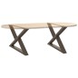 vidaXL Couchtischbeine 2 Stk. Naturstahl 70x(42-43,3) cm Stahl vidaXL Couchtischbeine 2 Stk. Naturstahl 70x(42-43,3) cm Stahl