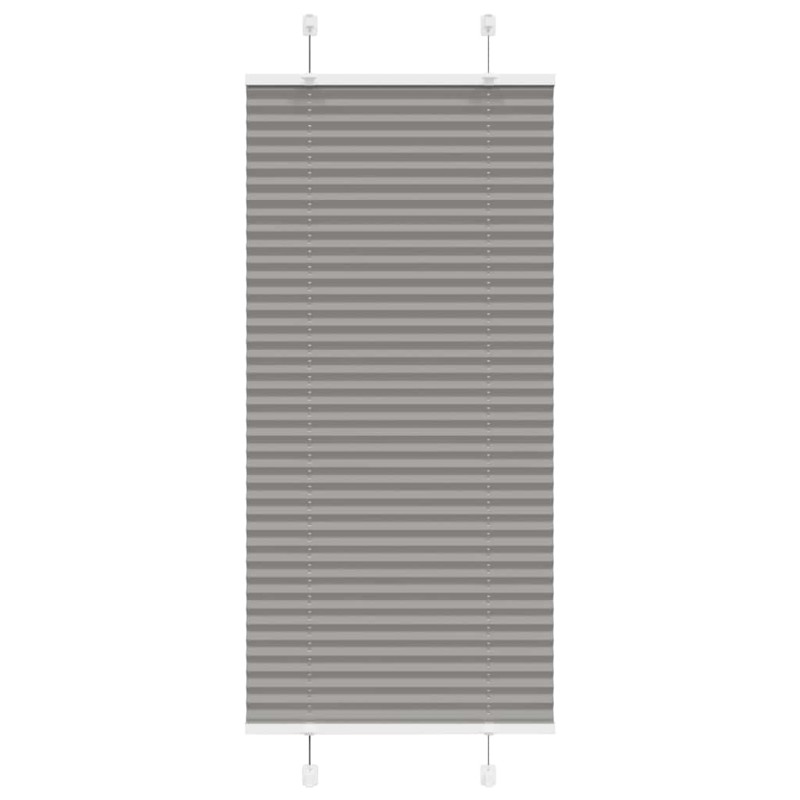 vidaXL Plissee Anthrazit 55x150 cm Stoffbreite 54,4 cm Polyester vidaXL Plissee Anthrazit 55x150 cm Stoffbreite 54,4 cm Polyester