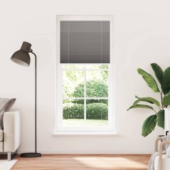 vidaXL Plissee Anthrazit 85x200 cm Stoffbreite 84,4 cm Polyester