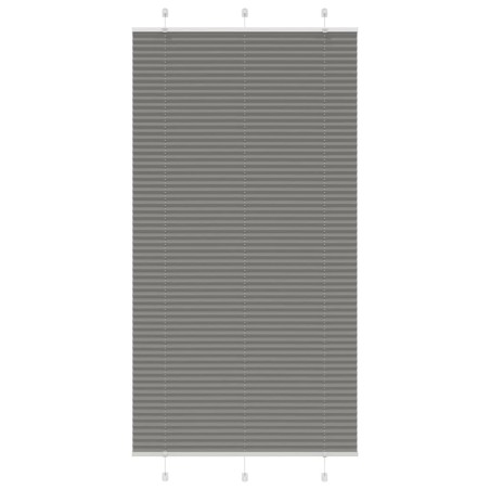vidaXL Plissee Anthrazit 105x200 cm Stoffbreite 104,4 cm Polyester
