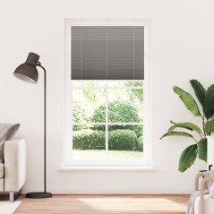 vidaXL Plissee Anthrazit 105x200 cm Stoffbreite 104,4 cm Polyester