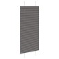 vidaXL Plissee Schwarz 65x100 cm Stoffbreite 64,4 cm Polyester vidaXL Plissee Schwarz 65x100 cm Stoffbreite 64,4 cm Polyester