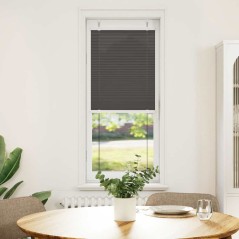 vidaXL Plissee Schwarz 40x150 cm Stoffbreite 39,4 cm Polyester