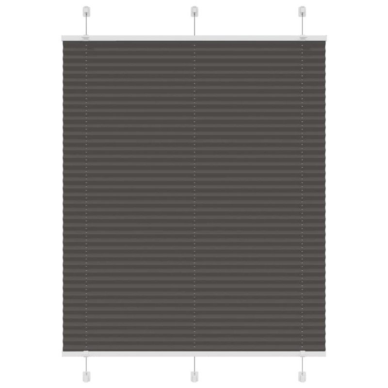vidaXL Plissee Schwarz 105x150 cm Stoffbreite 104,4 cm Polyester vidaXL Plissee Schwarz 105x150 cm Stoffbreite 104,4 cm Polyester