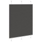 vidaXL Plissee Schwarz 105x150 cm Stoffbreite 104,4 cm Polyester vidaXL Plissee Schwarz 105x150 cm Stoffbreite 104,4 cm Polyester