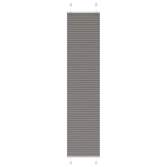vidaXL Plissee Anthrazit 40x200 cm Stoffbreite 39,4 cm Polyester