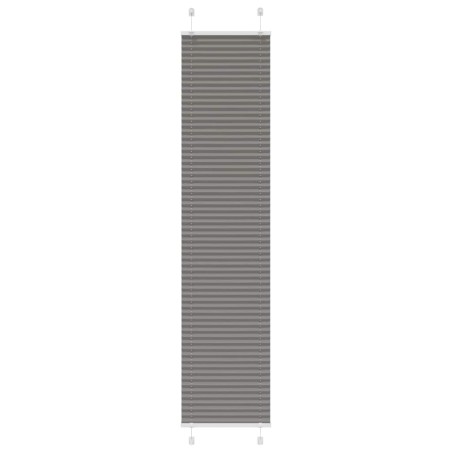 vidaXL Plissee Anthrazit 40x200 cm Stoffbreite 39,4 cm Polyester