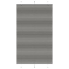 vidaXL Plissee Anthrazit 115x200 cm Stoffbreite 114,4 cm Polyester