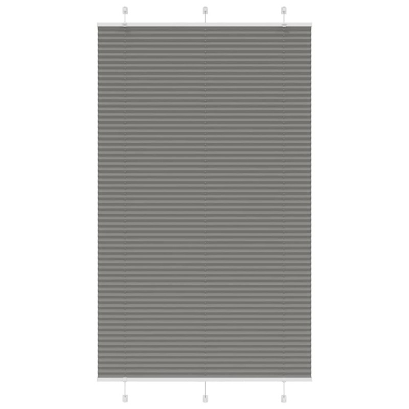 vidaXL Plissee Anthrazit 115x200 cm Stoffbreite 114,4 cm Polyester vidaXL Plissee Anthrazit 115x200 cm Stoffbreite 114,4 cm Polyester