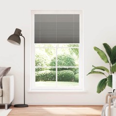 vidaXL Plissee Anthrazit 115x200 cm Stoffbreite 114,4 cm Polyester