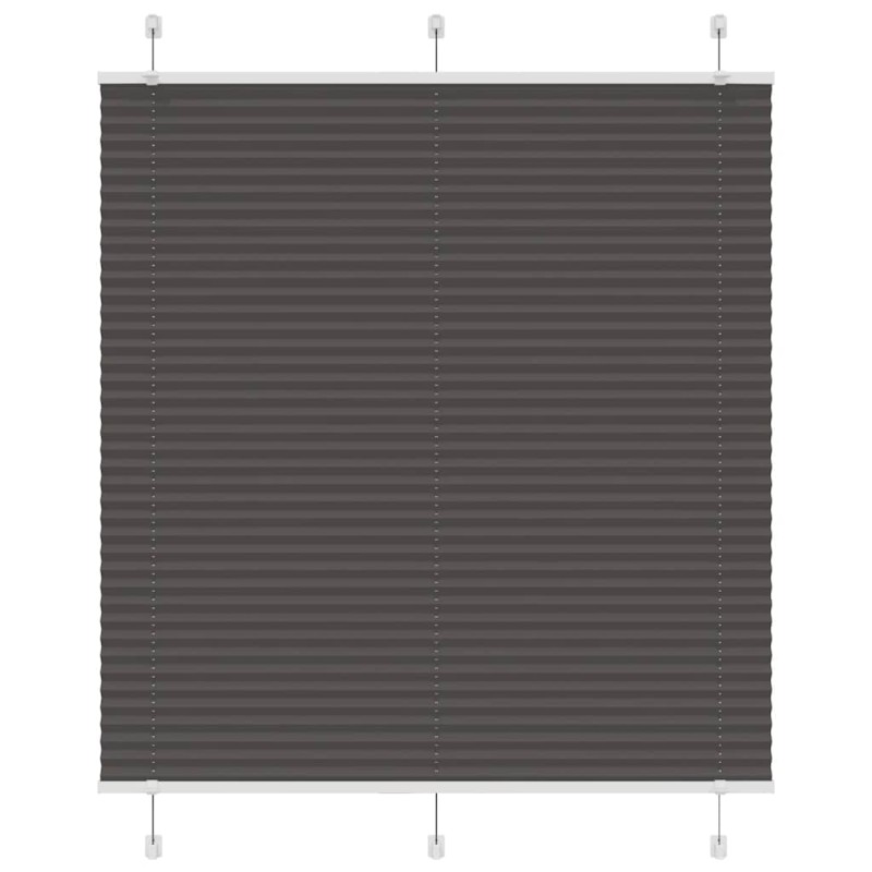 vidaXL Plissee Schwarz 115x150 cm Stoffbreite 114,4 cm Polyester vidaXL Plissee Schwarz 115x150 cm Stoffbreite 114,4 cm Polyester