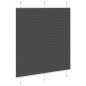 vidaXL Plissee Schwarz 115x150 cm Stoffbreite 114,4 cm Polyester vidaXL Plissee Schwarz 115x150 cm Stoffbreite 114,4 cm Polyester