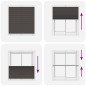 vidaXL Plissee Schwarz 115x150 cm Stoffbreite 114,4 cm Polyester vidaXL Plissee Schwarz 115x150 cm Stoffbreite 114,4 cm Polyester