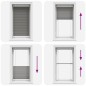 vidaXL Plissee Anthrazit 80x150 cm Stoffbreite 79,4 cm Polyester vidaXL Plissee Anthrazit 80x150 cm Stoffbreite 79,4 cm Polyester