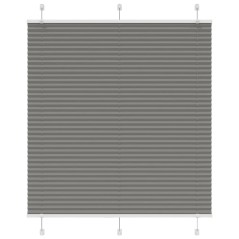 vidaXL Plissee Anthrazit 115x150 cm Stoffbreite 114,4 cm Polyester