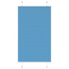 vidaXL Plissee Blau 70x100 cm Stoffbreite 69,4 cm Polyester