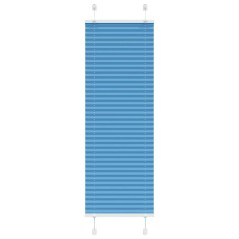 vidaXL Plissee Blau 50x100 cm Stoffbreite 49,4 cm Polyester