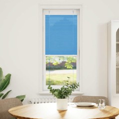 vidaXL Plissee Blau 40x100 cm Stoffbreite 39,4 cm Polyester