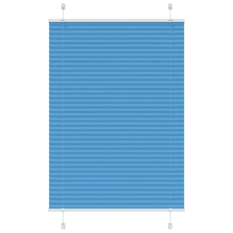 vidaXL Plissee Blau 90x150 cm Stoffbreite 89,4 cm Polyester vidaXL Plissee Blau 90x150 cm Stoffbreite 89,4 cm Polyester