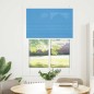 vidaXL Plissee Blau 90x150 cm Stoffbreite 89,4 cm Polyester vidaXL Plissee Blau 90x150 cm Stoffbreite 89,4 cm Polyester