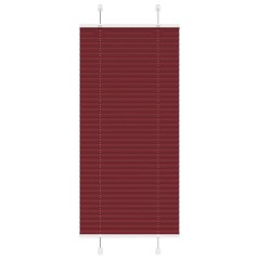 vidaXL Plissee Bordeauxrot 65x100 cm Stoffbreite 64,4 cm Polyester