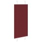 vidaXL Plissee Bordeauxrot 65x100 cm Stoffbreite 64,4 cm Polyester vidaXL Plissee Bordeauxrot 65x100 cm Stoffbreite 64,4 cm Polyester