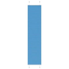 vidaXL Plissee Blau 40x200 cm Stoffbreite 39,4 cm Polyester