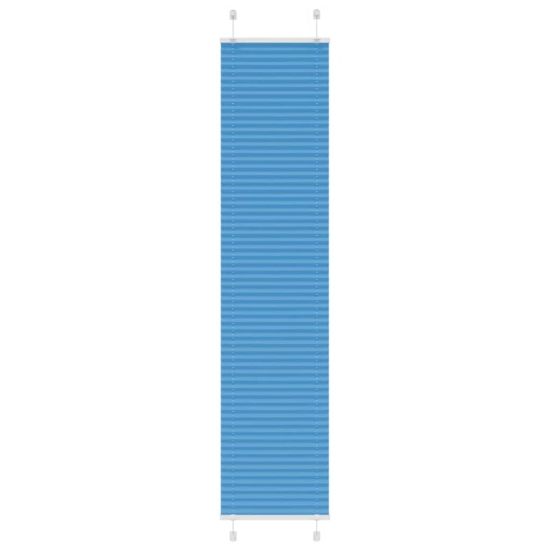 vidaXL Plissee Blau 40x200 cm Stoffbreite 39,4 cm Polyester vidaXL Plissee Blau 40x200 cm Stoffbreite 39,4 cm Polyester