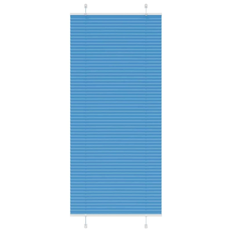 vidaXL Plissee Blau 90x200 cm Stoffbreite 89,4 cm Polyester vidaXL Plissee Blau 90x200 cm Stoffbreite 89,4 cm Polyester