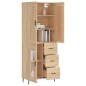 Highboard Sonoma-Eiche 69,5x34x180 cm Holzwerkstoff Highboard Sonoma-Eiche 69,5x34x180 cm Holzwerkstoff