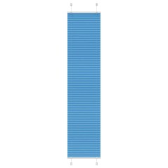 vidaXL Plissee Blau 45x200 cm Stoffbreite 44,4 cm Polyester