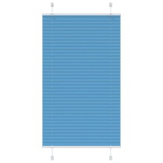 vidaXL Plissee Blau 80x150 cm Stoffbreite 79,4 cm Polyester