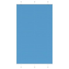 vidaXL Plissee Blau 115x200 cm Stoffbreite 114,4 cm Polyester