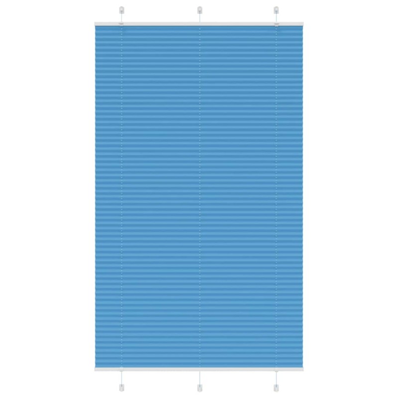 vidaXL Plissee Blau 115x200 cm Stoffbreite 114,4 cm Polyester vidaXL Plissee Blau 115x200 cm Stoffbreite 114,4 cm Polyester