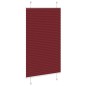vidaXL Plissee Bordeauxrot 75x100 cm Stoffbreite 74,4 cm Polyester vidaXL Plissee Bordeauxrot 75x100 cm Stoffbreite 74,4 cm Polyester